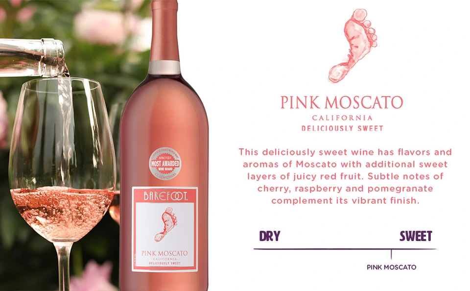White Claw variety pack and Barefoot Pink Moscato ready to serve
